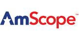 Logo producenta mikroskopów AmScope