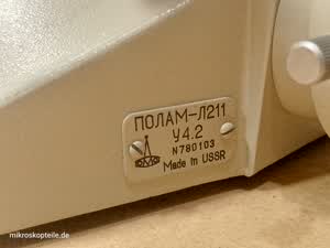 Lomo Polam L-211 microscope - view no. 11