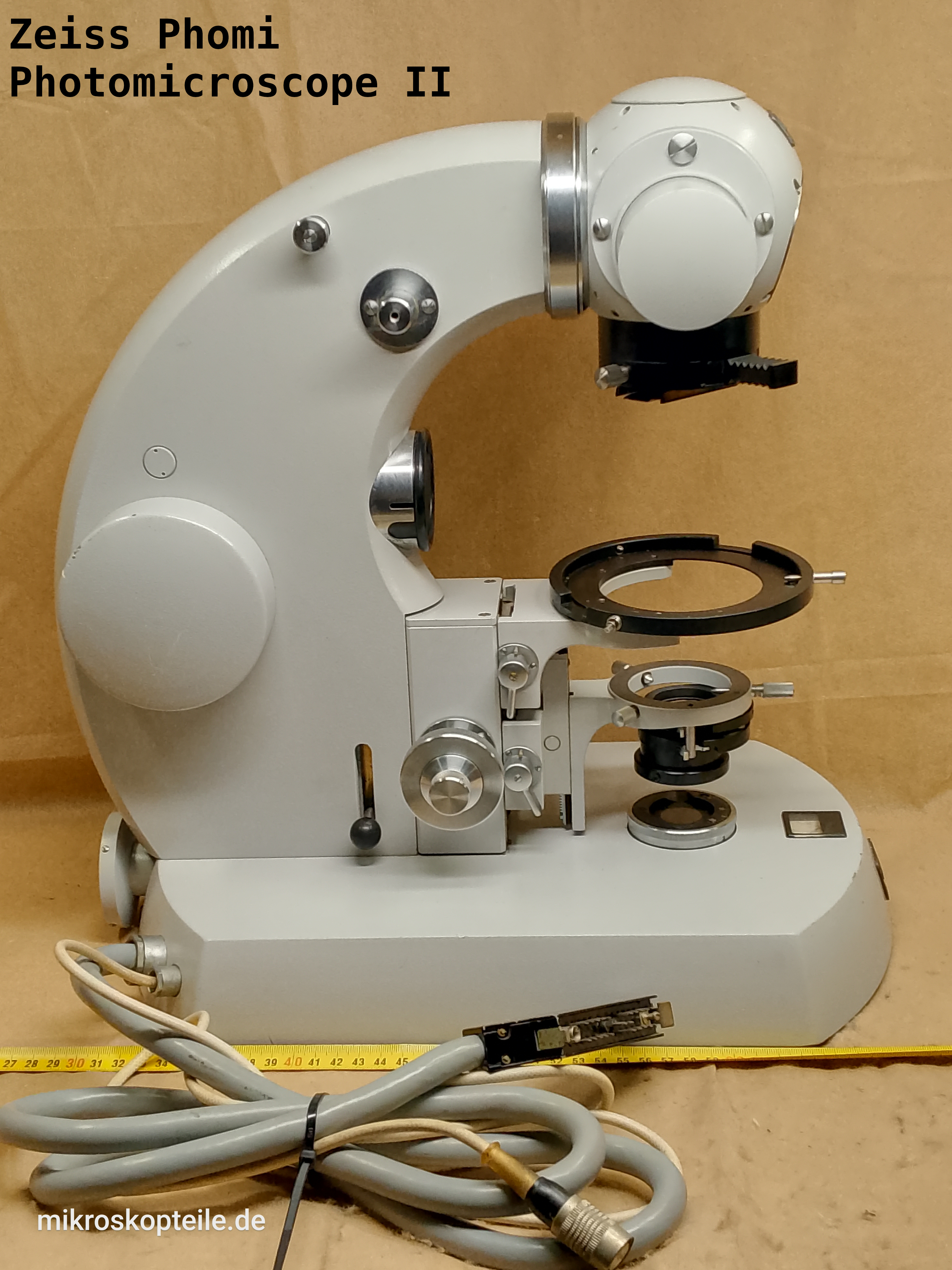 Na zdjęciu jest mikroskop Zeiss Photomicroscope - zdjęcie #2