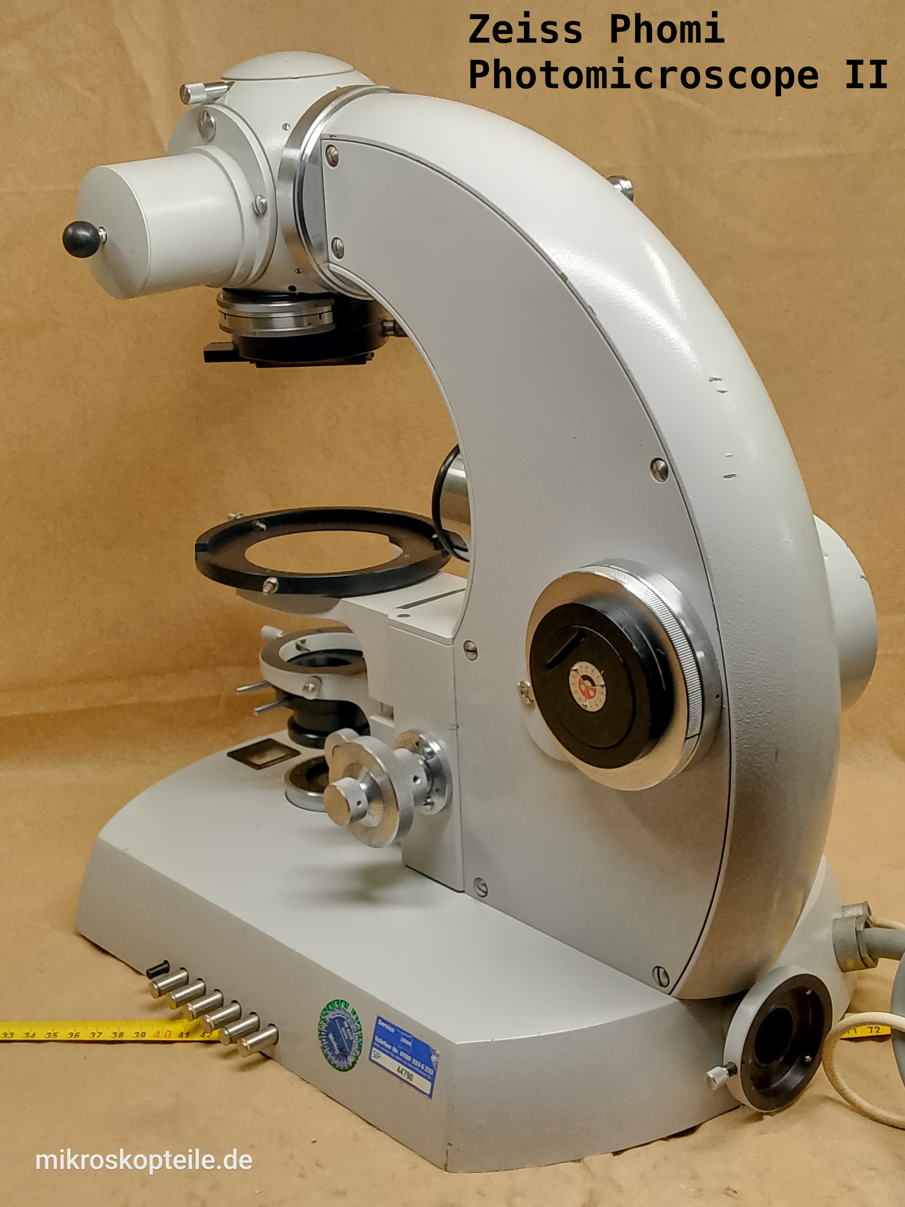 Na zdjęciu jest mikroskop Zeiss Photomicroscope - zdjęcie #6