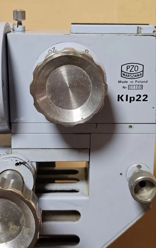 Zdjęcie mikroskopu PZO KLP 22