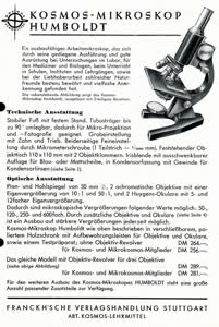 Kosmos Humboldt microscope - view no. 1