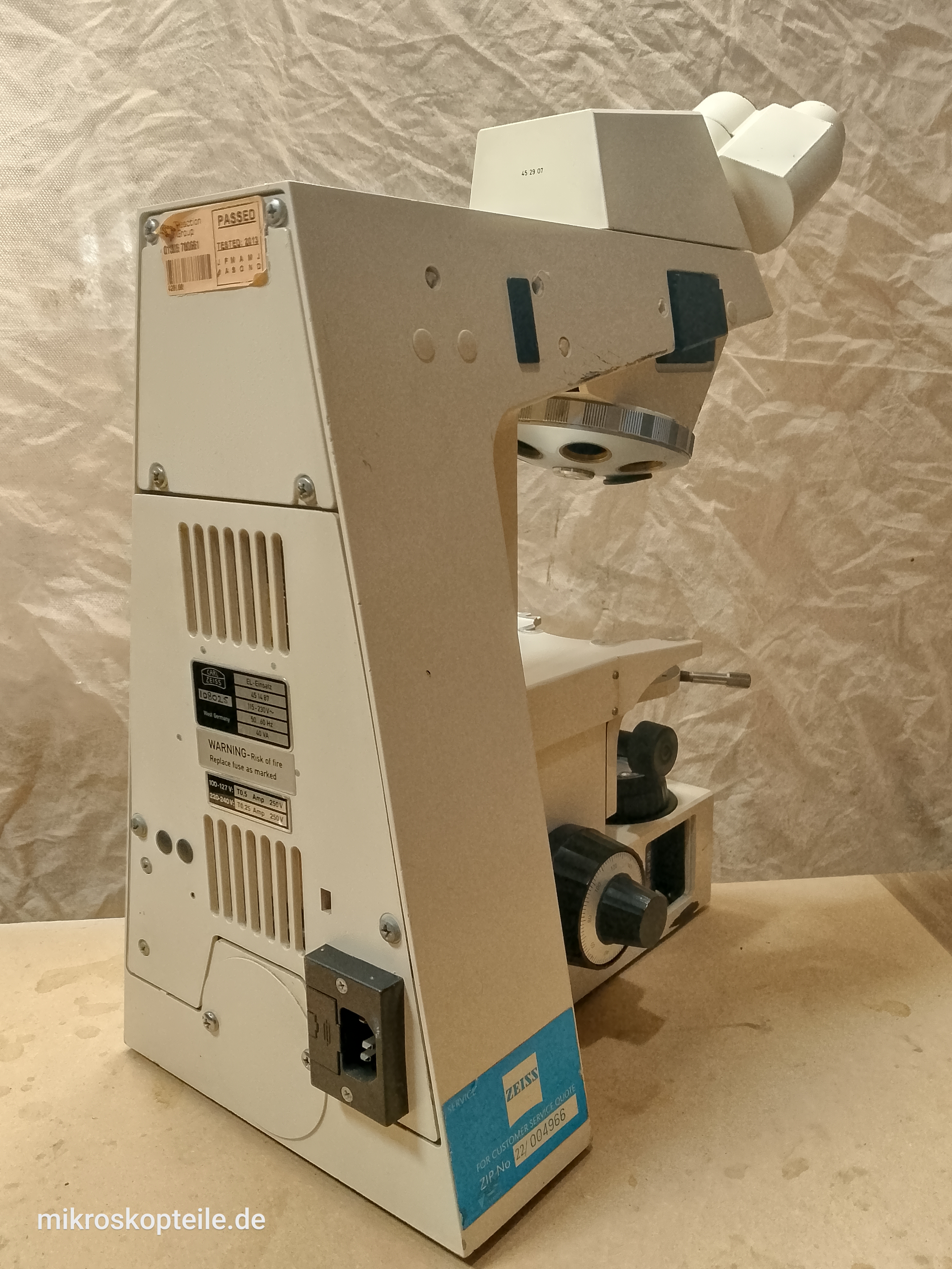 Zdjęcie mikroskopu Zeiss Axioskop 20