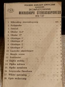 PZO MST-127 microscope - view no. 1